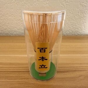 Bamboo Matcha Tea Whisk Sealed New in Case Japan Japanese Tool Drink